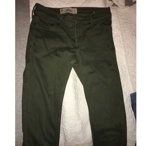Hollister jeggings- army green